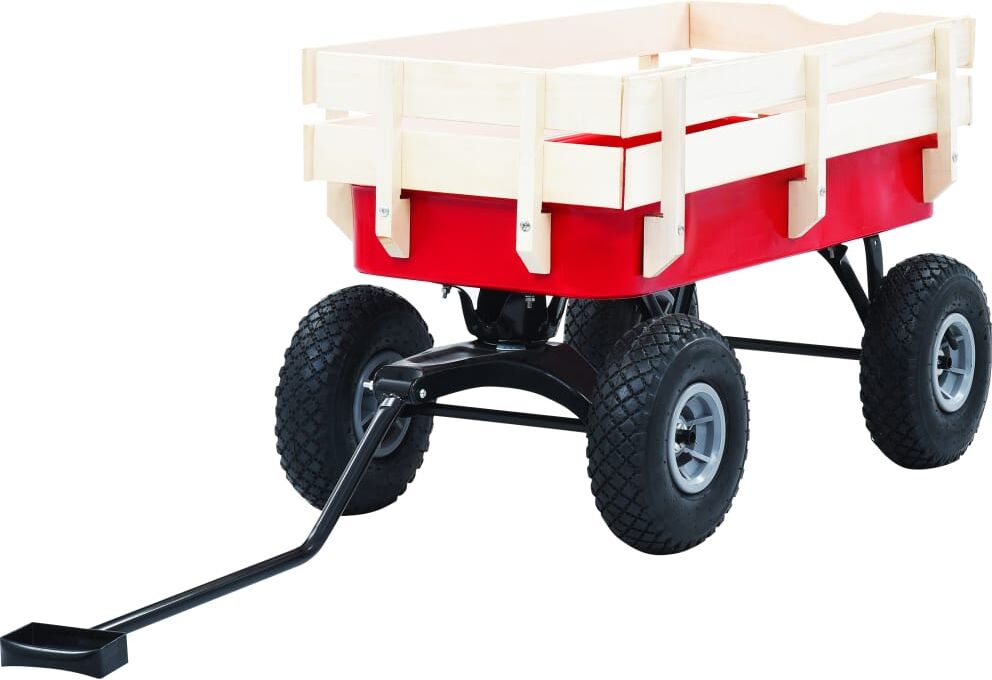 vidaXL havevogn 150 kg rød vidaXL havevogn 150 kg rød