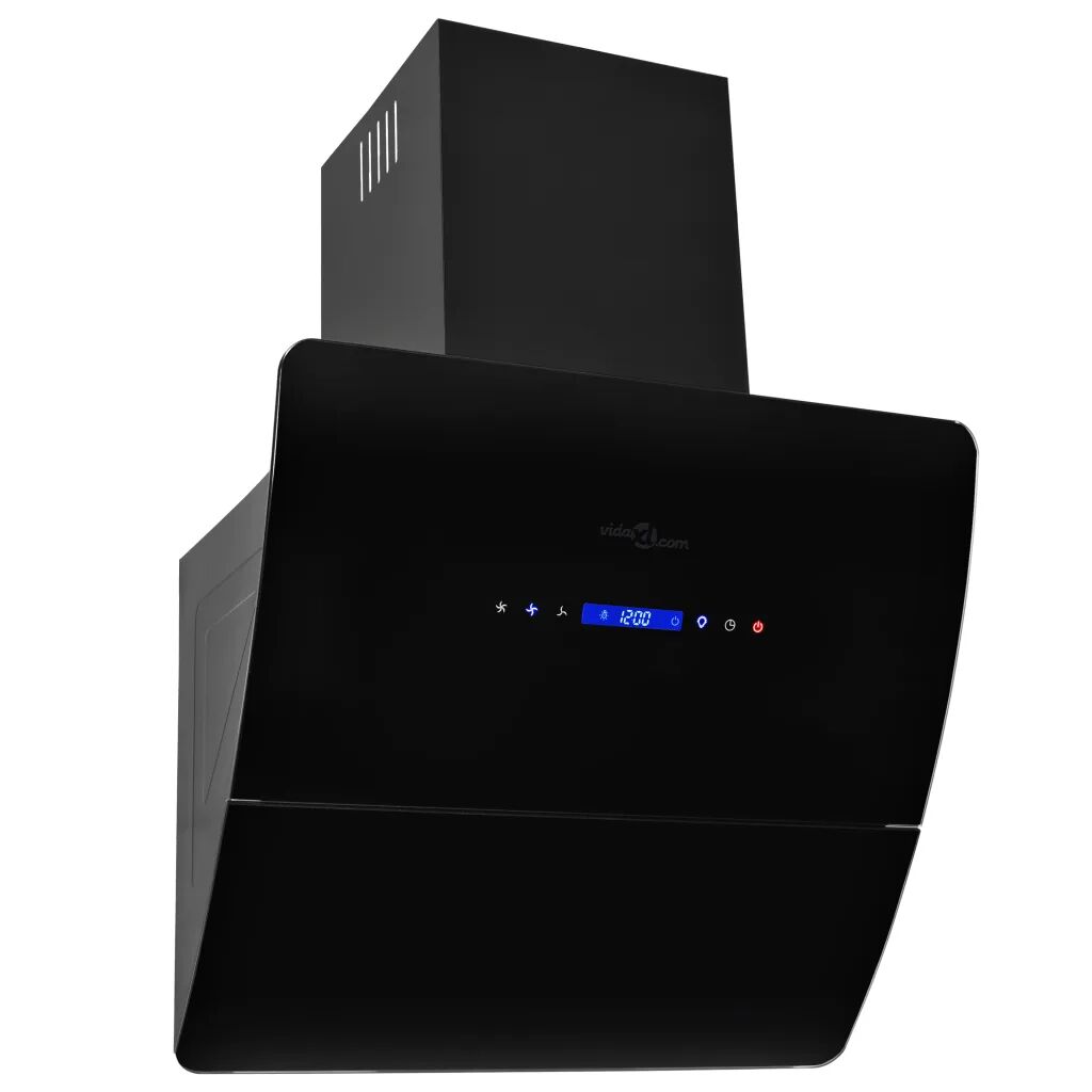 vidaXL vægmonteret emhætte rustfrit stål 756 m³/t. 60 cm sort vidaXL vægmonteret emhætte rustfrit stål 756 m³/t. 60 cm sort