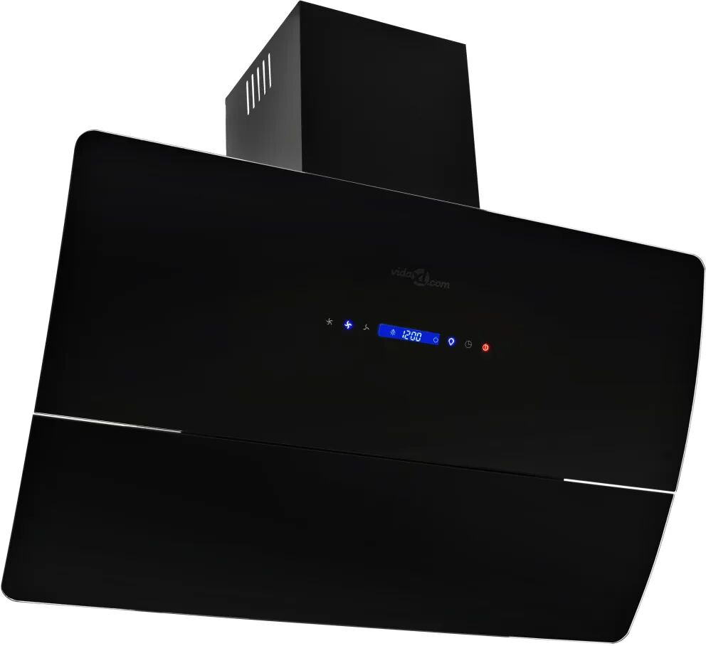 vidaXL vægmonteret emhætte rustfrit stål 756 m³/t. 90 cm sort vidaXL vægmonteret emhætte rustfrit stål 756 m³/t. 90 cm sort