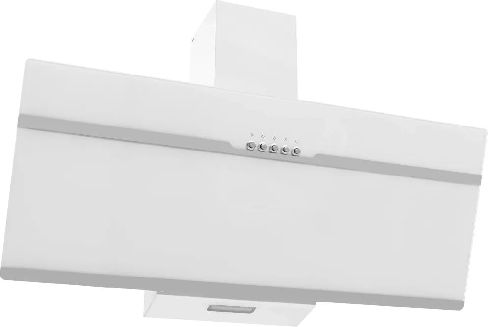 vidaXL vægmonteret emhætte 90 cm rustfrit stål og hærdet glas hvid vidaXL vægmonteret emhætte 90 cm rustfrit stål og hærdet glas hvid