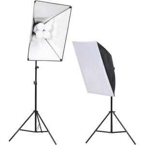 vidaXL belysningssæt med softboxes til fotostudie