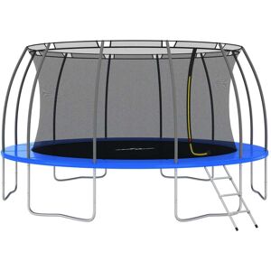 vidaXL trampolinsæt 488x90 cm 150 kg rund