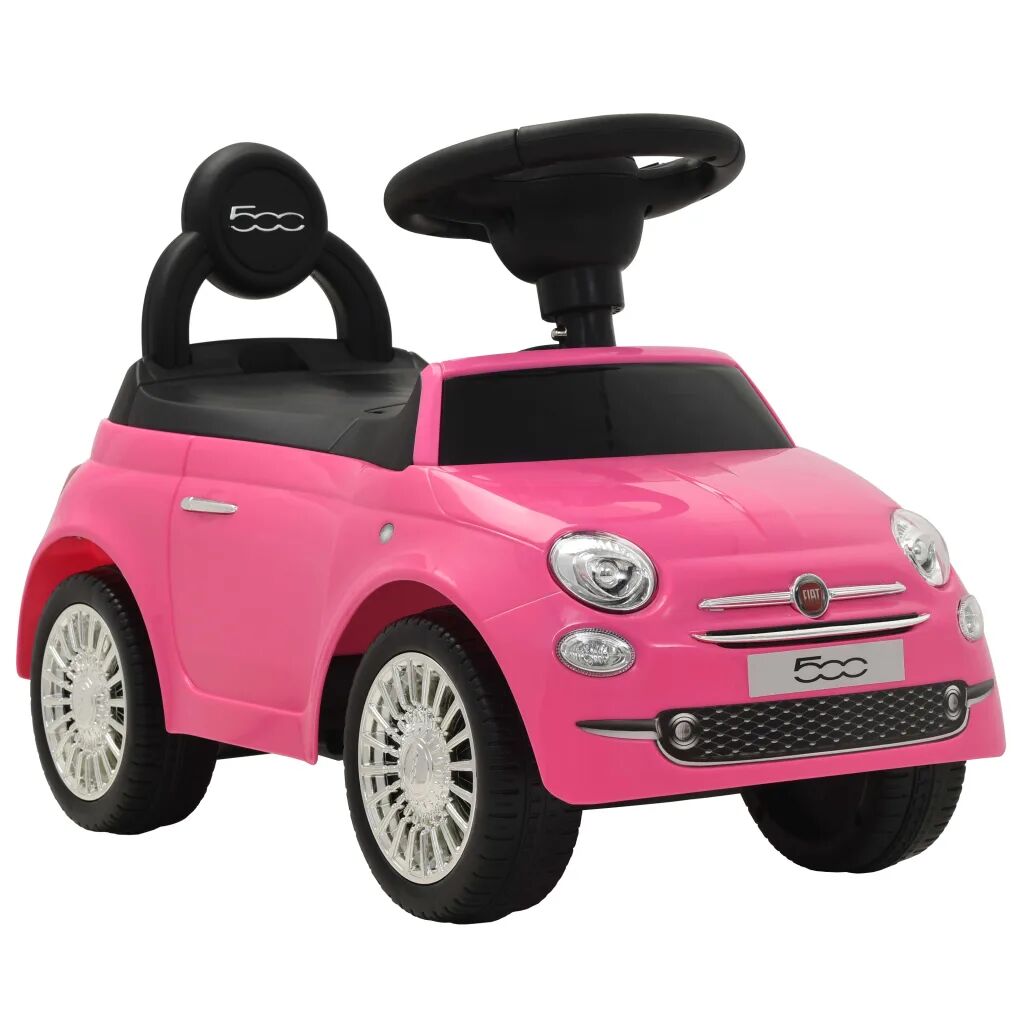 vidaXL legetøjsbil Fiat 500 lyserød