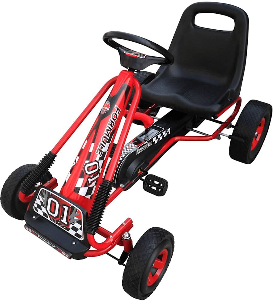 vidaXL pedal-gokart til børn rød vidaXL pedal-gokart til børn rød