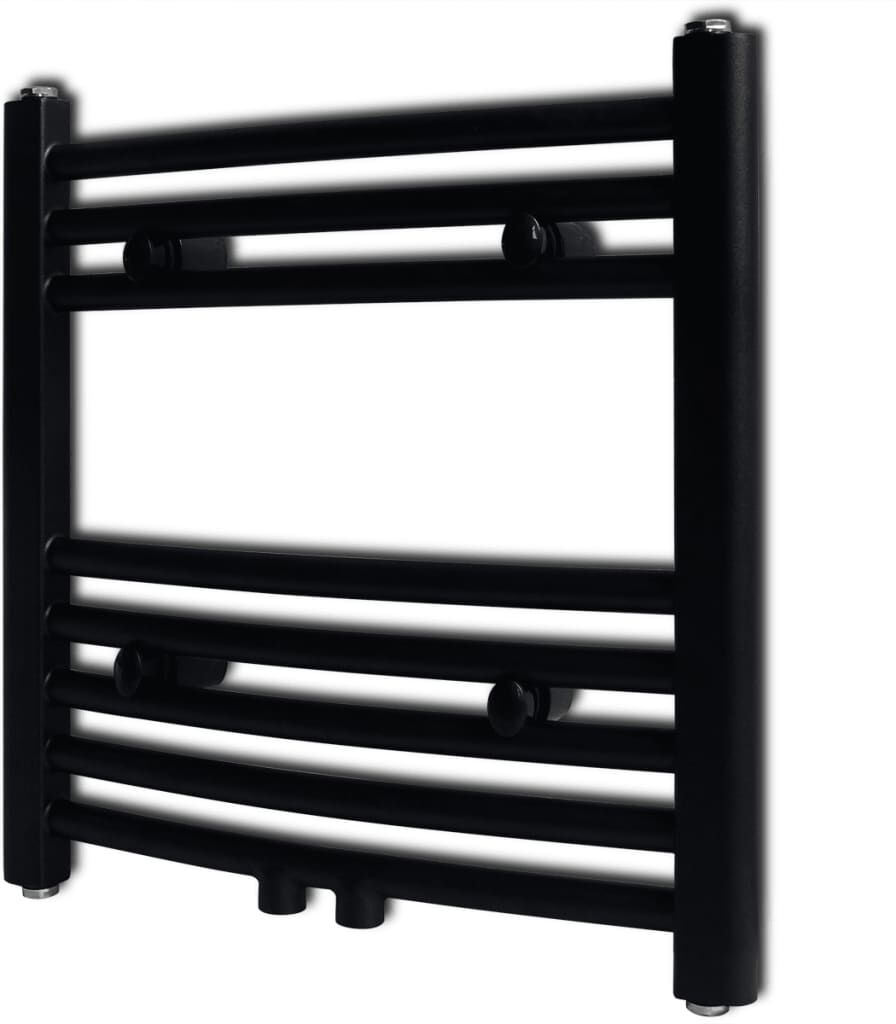 vidaXL Håndklædetørrer til badeværelset centralvarme kurvet 480 x 480 mm vidaXL Håndklædetørrer til badeværelset centralvarme kurvet 480 x 480 mm