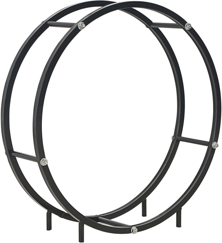 vidaXL brændestativ 70x20x70 cm stål sort vidaXL brændestativ 70x20x70 cm stål sort