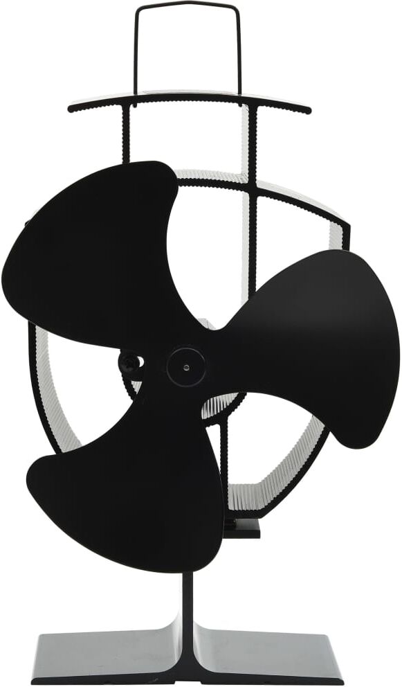 vidaXL varmedrevet ventilator med 3 blade sort vidaXL varmedrevet ventilator med 3 blade sort