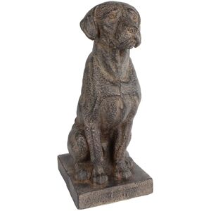 Gifts Amsterdam skulptur Dog 30x21x48 cm polystone brun