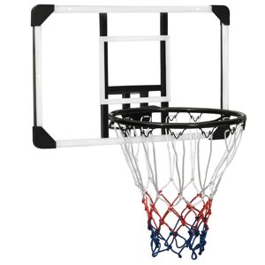 vidaXL bagplade til basketkurv 71x45x2,5 cm polycarbonat transparent