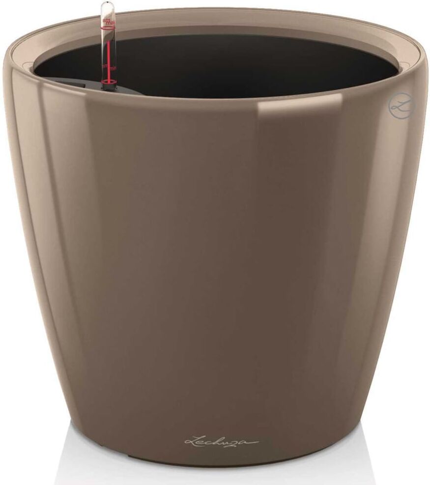 LECHUZA plantekasse Classico 43 LS ALL-IN-ONE gråbrun højglans 16085 LECHUZA plantekasse Classico 43 LS ALL-IN-ONE gråbrun højglans 16085