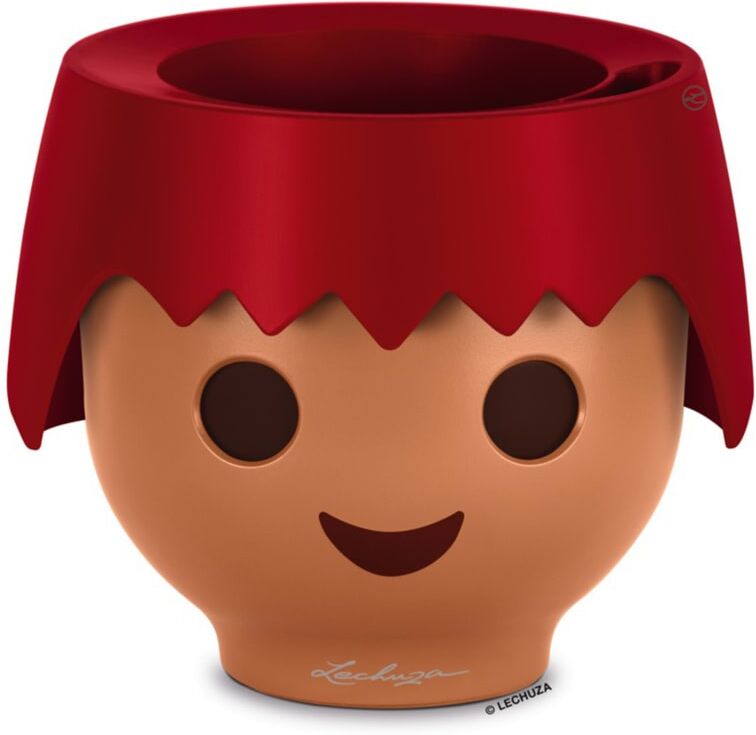 LECHUZA plantekrukke OJO ALL-IN-ONE ildrød LECHUZA plantekrukke OJO ALL-IN-ONE ildrød