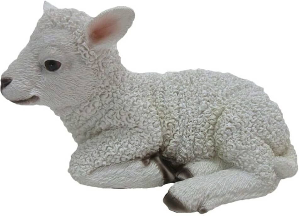 Esschert Design havefigur liggende lam 17,6x10,8x10,5cm Esschert Design havefigur liggende lam 17,6x10,8x10,5cm