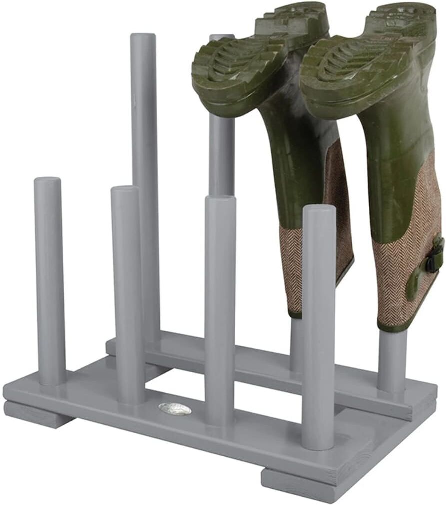 Esschert Design støvlestativ grå CF48G Esschert Design støvlestativ grå CF48G