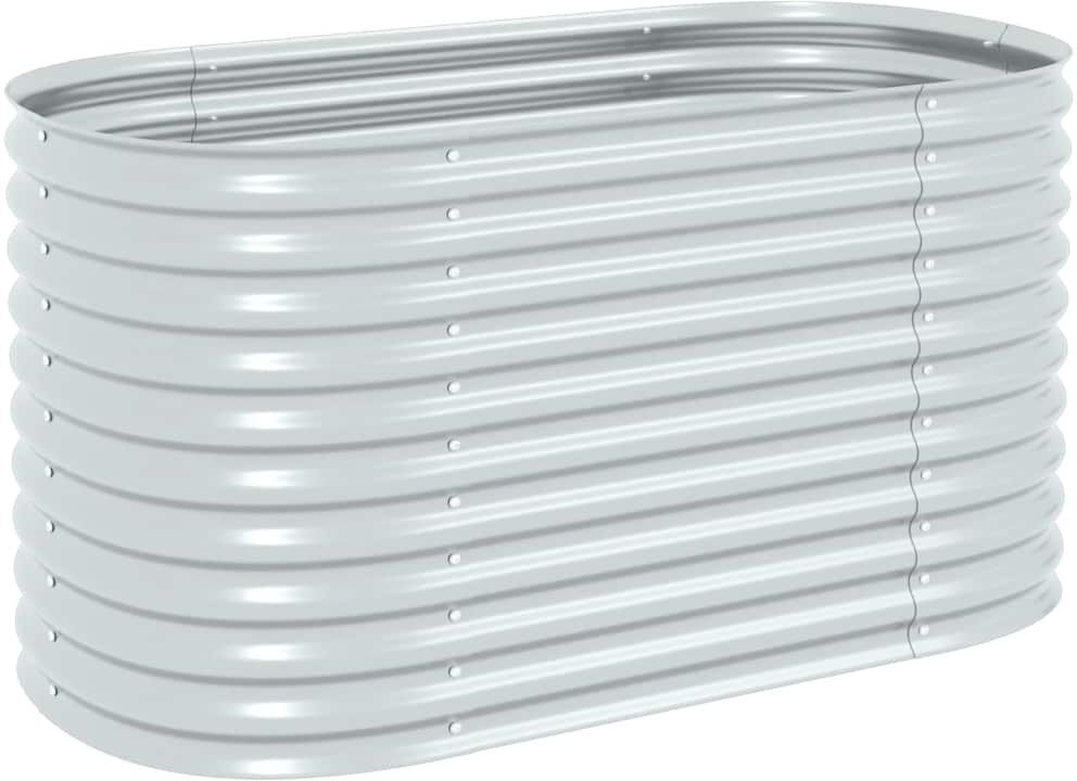 vidaXL forhøjet plantekasse 160x80x81 cm galvaniseret stål sølvfarvet vidaXL forhøjet plantekasse 160x80x81 cm galvaniseret stål sølvfarvet