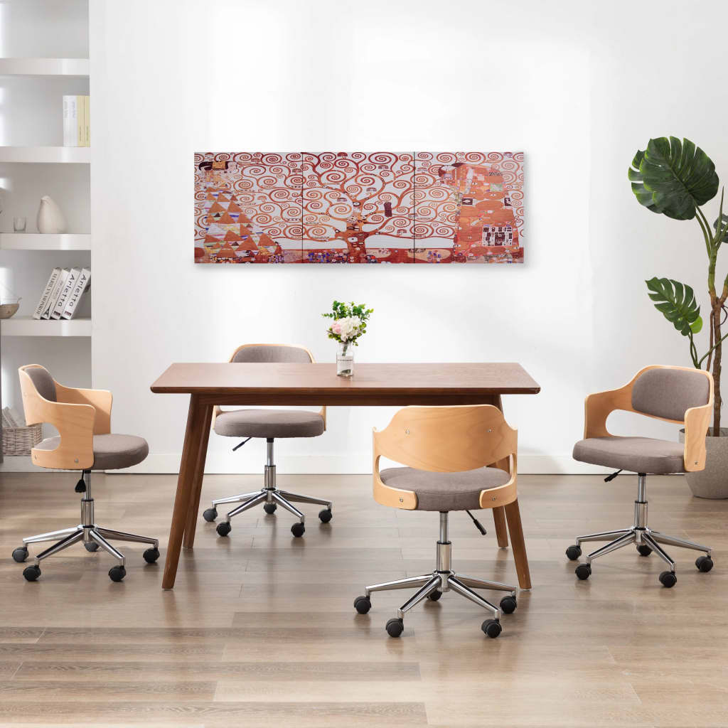 vidaXL lærredsprint træ 120x40 cm gul vidaXL lærredsprint træ 120x40 cm gul