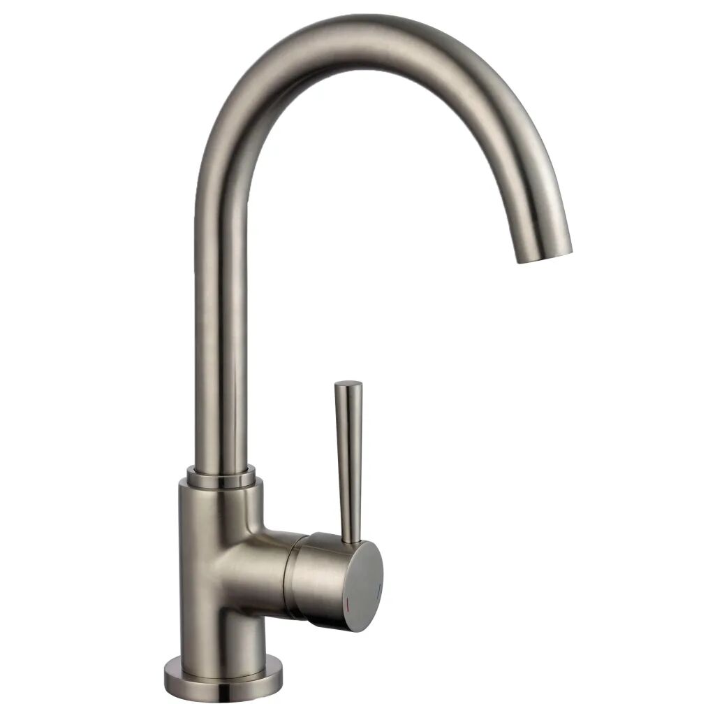 SCHÜTTE blandingsbatteri til håndvask CORNWALL rustfrit stål SCHÜTTE blandingsbatteri til håndvask CORNWALL rustfrit stål