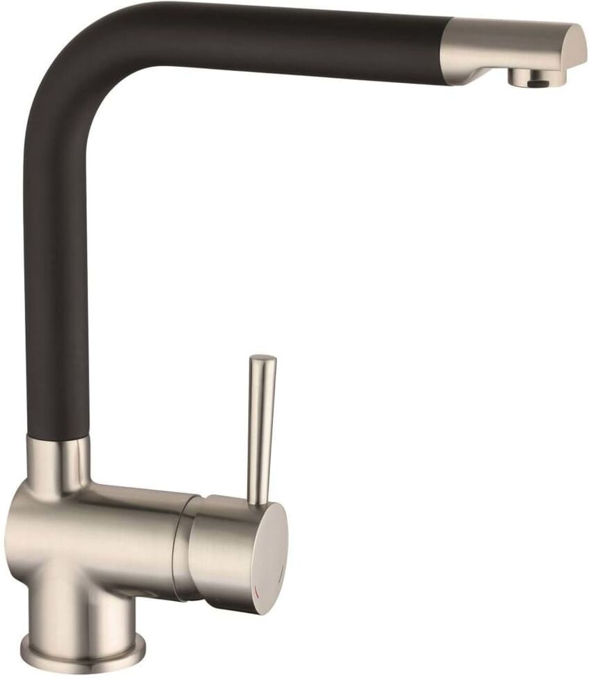 SCHÜTTE blandingsbatteri til håndvask RIO rustfrit stål mat sort SCHÜTTE blandingsbatteri til håndvask RIO rustfrit stål mat sort