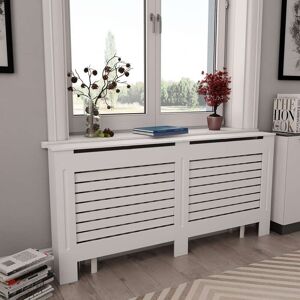 vidaXL radiatorskjulere 2 stk. 172 x 19 x 81,5 cm MDF hvid