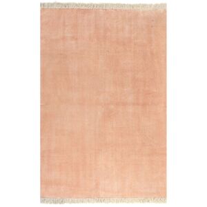 vidaXL kilim-tæppe bomuld 120 x 180 cm pink