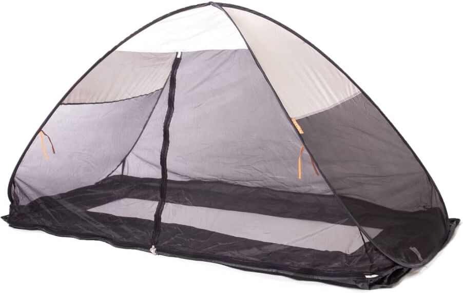 DERYAN pop op-sengetelt med myggenet 200 x 90 x 110 cm cremefarvet DERYAN pop op-sengetelt med myggenet 200 x 90 x 110 cm cremefarvet