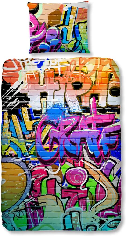 Good Morning sengesæt 5481-P GRAFFITI 135x200 cm flerfarvet Good Morning sengesæt 5481-P GRAFFITI 135x200 cm flerfarvet