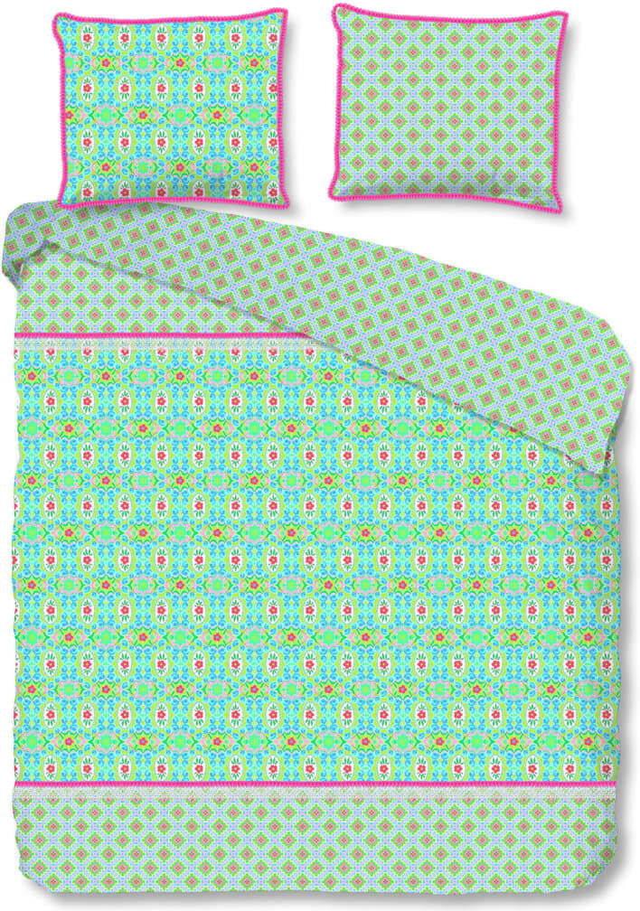 Happiness dynebetræk ZOSIA 140 x 200/220 cm limegrøn Happiness dynebetræk ZOSIA 140 x 200/220 cm limegrøn