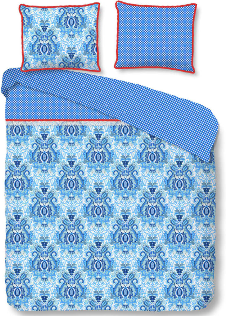 Happiness dynebetræk YOGI 200 x 200/220 cm blå Happiness dynebetræk YOGI 200 x 200/220 cm blå