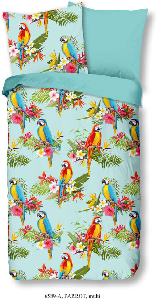 Good Morning sengetøj til børn Parrot 135 x 200 cm Good Morning sengetøj til børn Parrot 135 x 200 cm