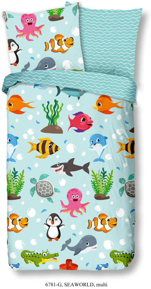 Good Morning sengetøj til børn Seaworld 135 x 200 cm Good Morning sengetøj til børn Seaworld 135 x 200 cm