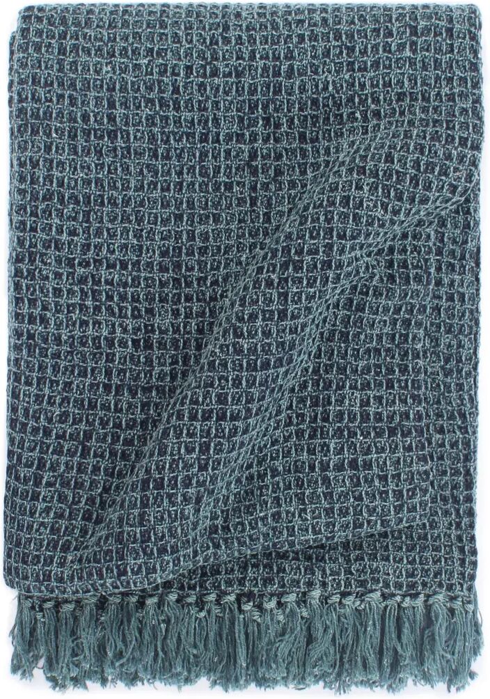 vidaXL plaid 125 x 150 cm bomuld indigoblå vidaXL plaid 125 x 150 cm bomuld indigoblå
