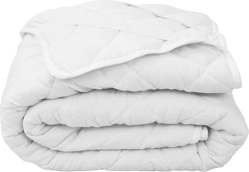 vidaXL vatteret madrasbeskytter 160 x 200 cm tung hvid vidaXL vatteret madrasbeskytter 160 x 200 cm tung hvid