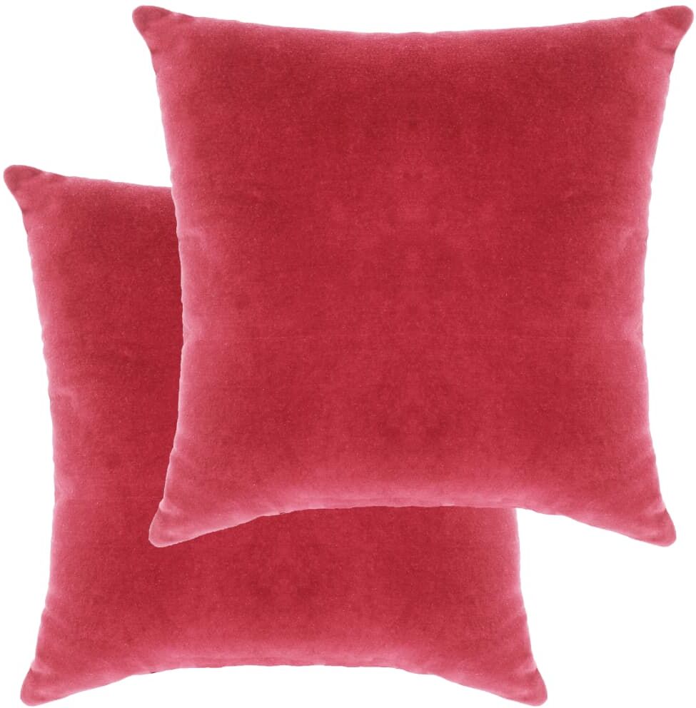 vidaXL puder 2 stk. bomuldsfløjl 45 x 45 cm pink vidaXL puder 2 stk. bomuldsfløjl 45 x 45 cm pink