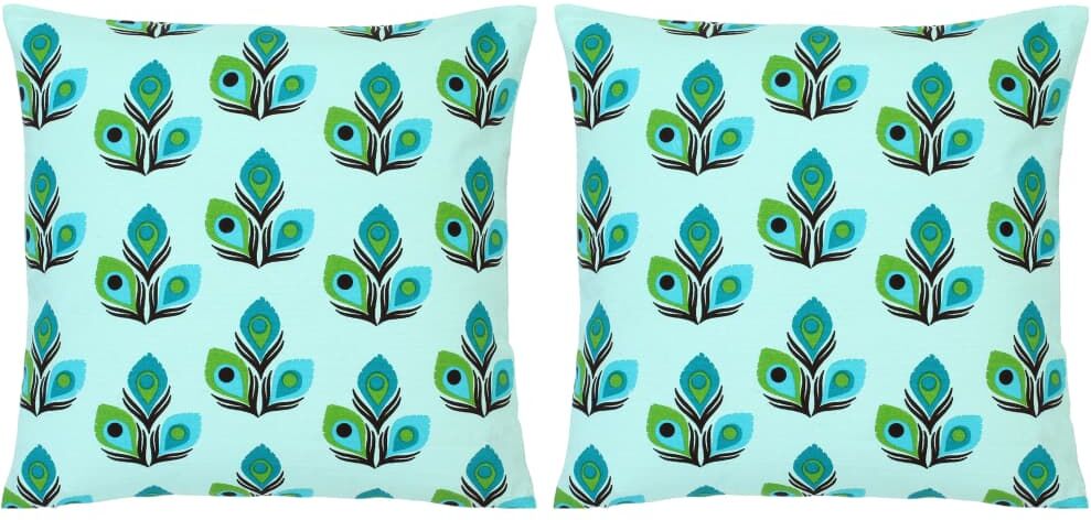 vidaXL puder 2 stk. med print 40x40 cm bomuld flerfarvet vidaXL puder 2 stk. med print 40x40 cm bomuld flerfarvet