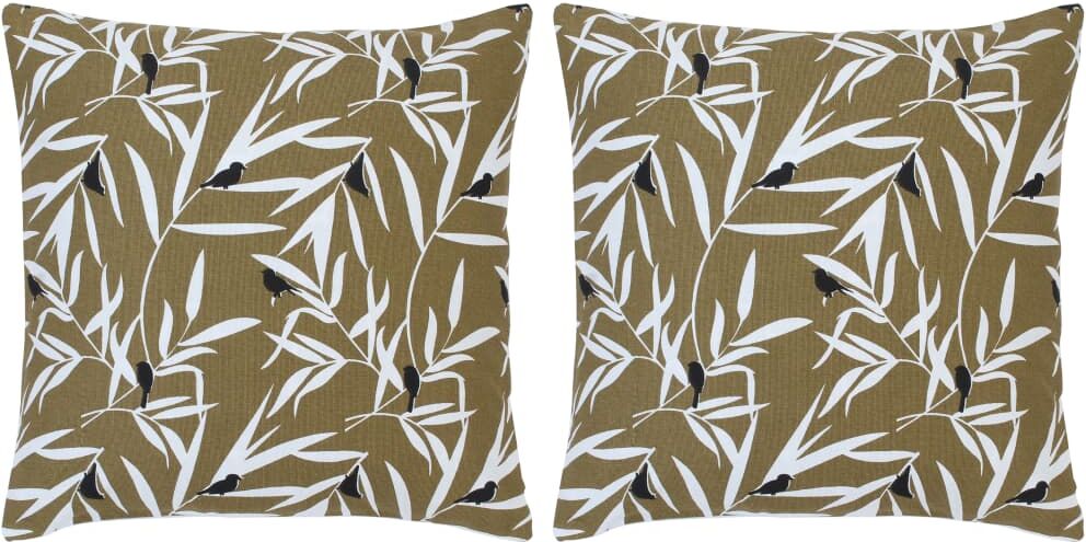 vidaXL puder 2 stk. med print 40x40 cm bomuld gråbrun vidaXL puder 2 stk. med print 40x40 cm bomuld gråbrun