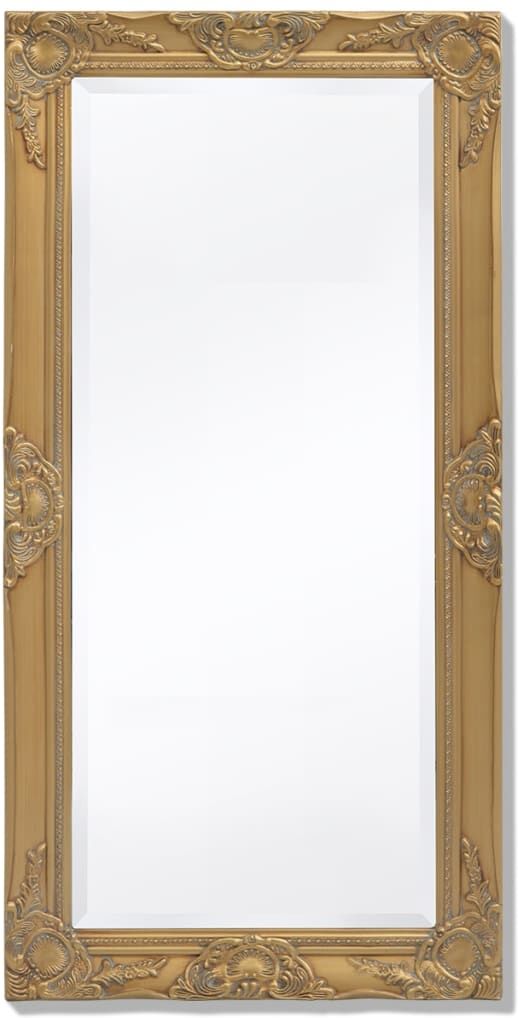 vidaXL vægspejl barok-stil 100 x 50 cm guld vidaXL vægspejl barok-stil 100 x 50 cm guld