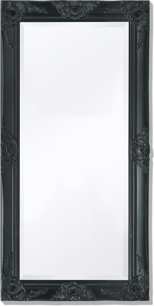 vidaXL vægspejl barok-stil 100 x 50 cm sort vidaXL vægspejl barok-stil 100 x 50 cm sort