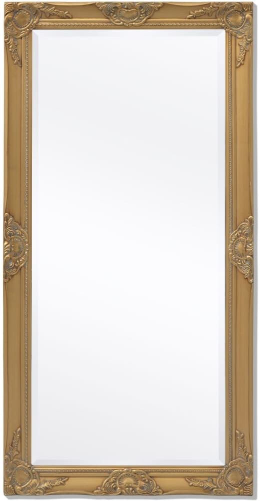 vidaXL vægspejl barok-stil 120 x 60 cm guld vidaXL vægspejl barok-stil 120 x 60 cm guld