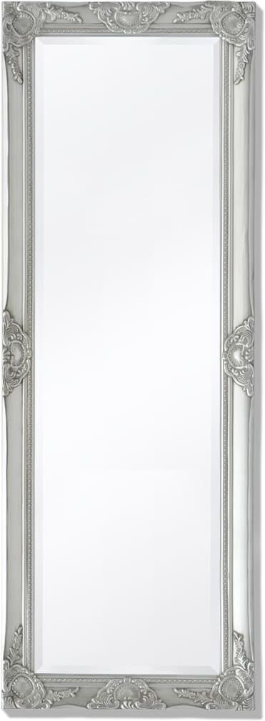 vidaXL vægspejl barok-stil 140 x 50 cm sølv vidaXL vægspejl barok-stil 140 x 50 cm sølv
