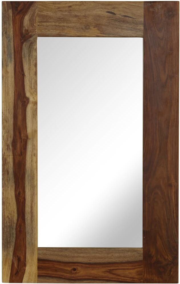 vidaXL spejl i massivt sheeshamtræ 50 x 80 cm vidaXL spejl i massivt sheeshamtræ 50 x 80 cm