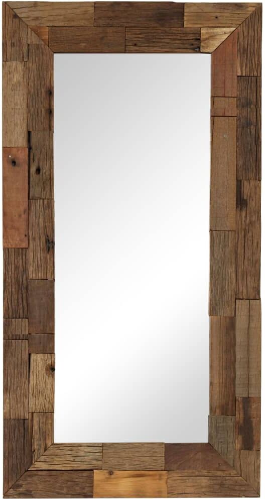 vidaXL spejl 50 x 110 cm massivt genbrugstræ vidaXL spejl 50 x 110 cm massivt genbrugstræ