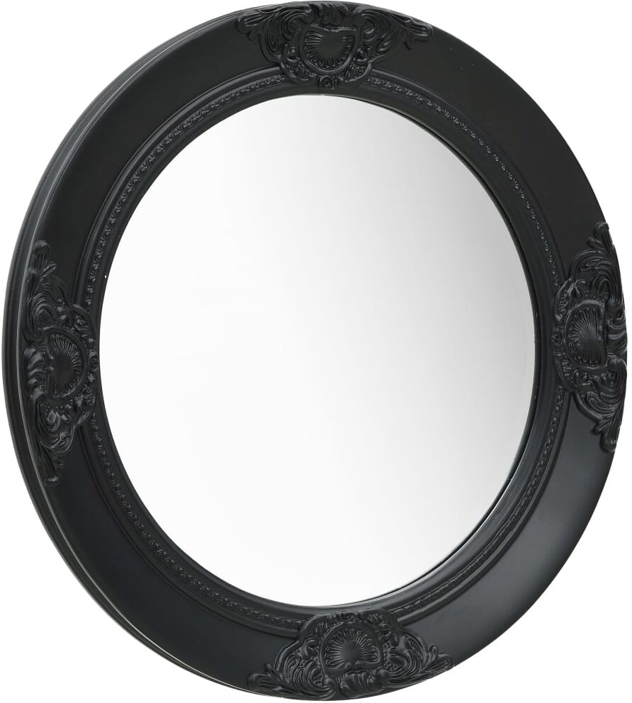 vidaXL vægspejl barokstil 50 cm sort vidaXL vægspejl barokstil 50 cm sort