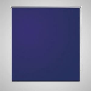vidaXL Mørklægningsrullegardin 160 x 175 cm marineblå