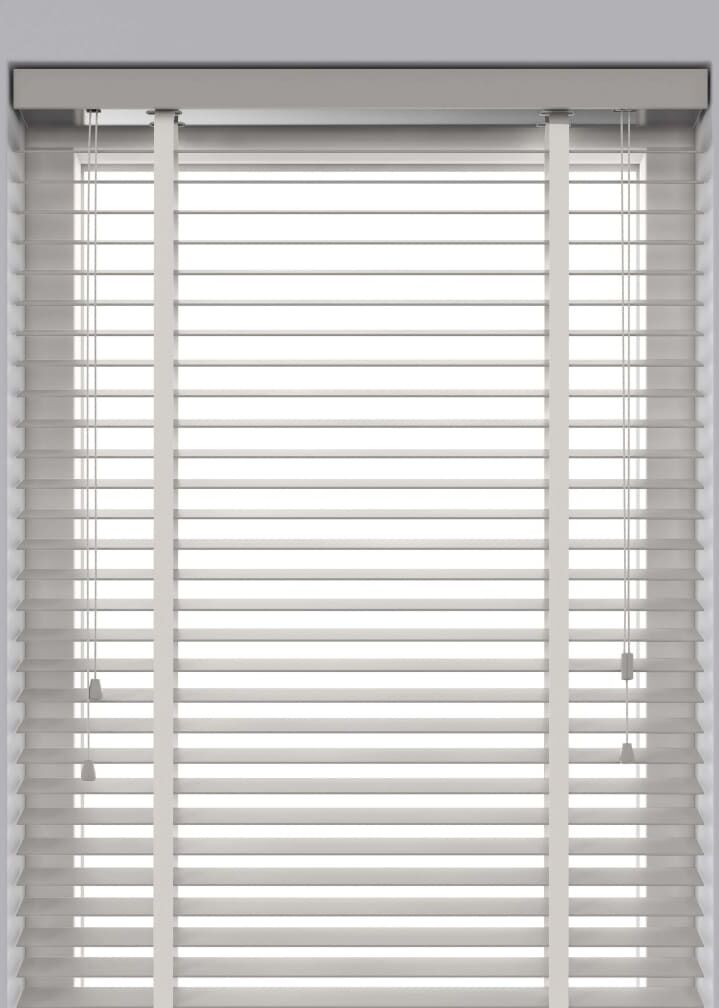 Decosol træpersienne 50 mm 100 x 130 cm hvid Decosol træpersienne 50 mm 100 x 130 cm hvid