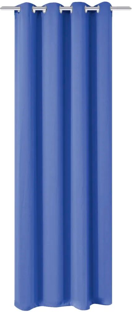 vidaXL mørklægningsgardin med metalsnøreringe 270x245 cm blå vidaXL mørklægningsgardin med metalsnøreringe 270x245 cm blå