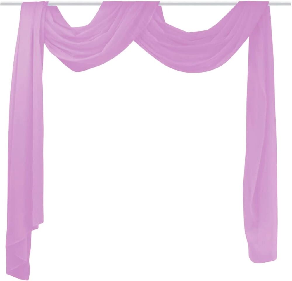 vidaXL voile-gardin 140 x 600 cm lilla vidaXL voile-gardin 140 x 600 cm lilla
