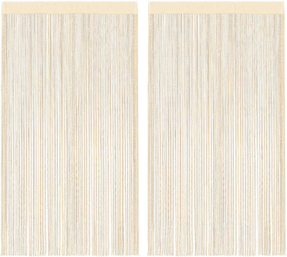 vidaXL trådgardiner 2 stk. 140 x 250 cm cremefarvet vidaXL trådgardiner 2 stk. 140 x 250 cm cremefarvet