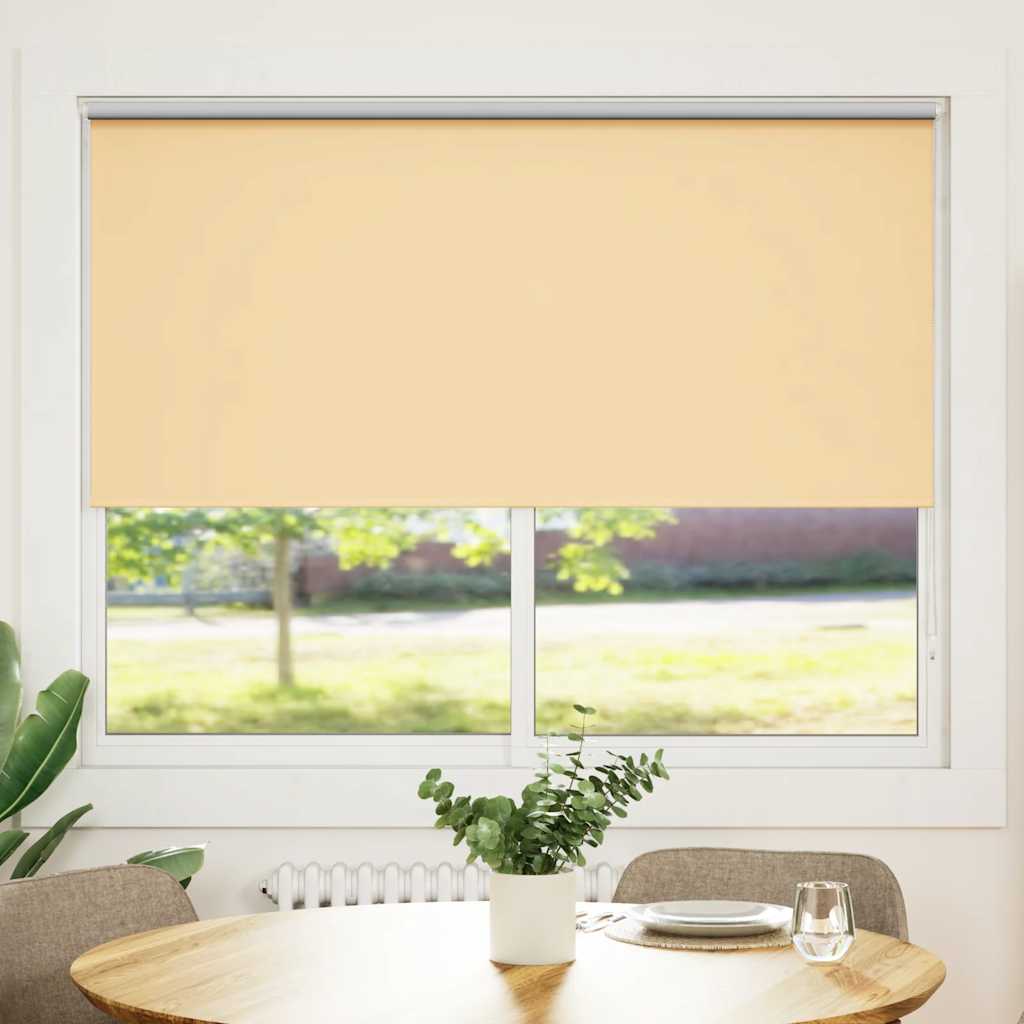 vidaXL Blind beige 140 x 175 cm blackout vidaXL Blind beige 140 x 175 cm blackout