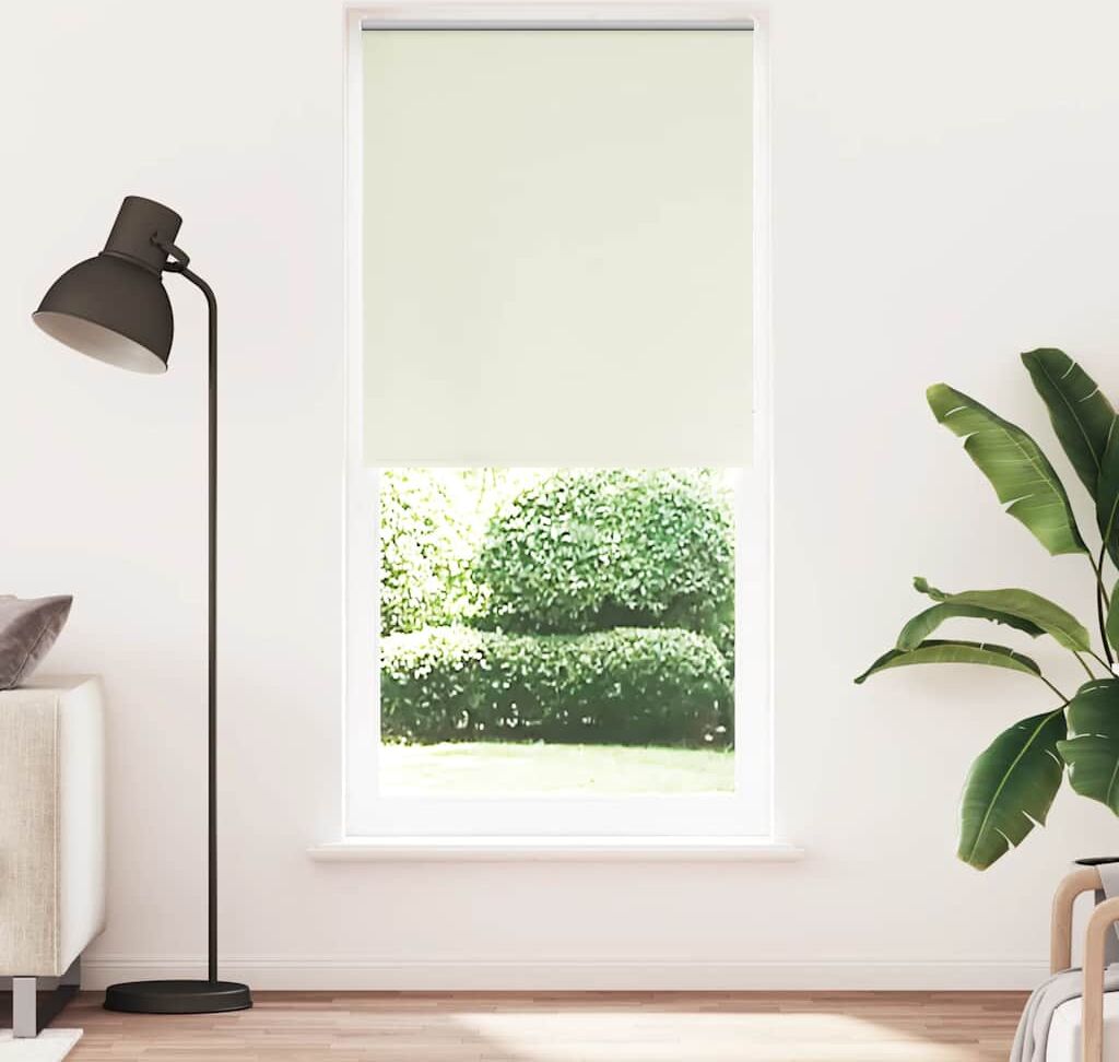 vidaXL Mørklægningsrullegardin 100 x 230 cm offwhite vidaXL Mørklægningsrullegardin 100 x 230 cm offwhite
