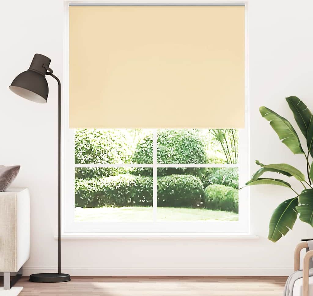 vidaXL Mørklægningsrullegardin 140 x 230 cm beigefarvet vidaXL Mørklægningsrullegardin 140 x 230 cm beigefarvet