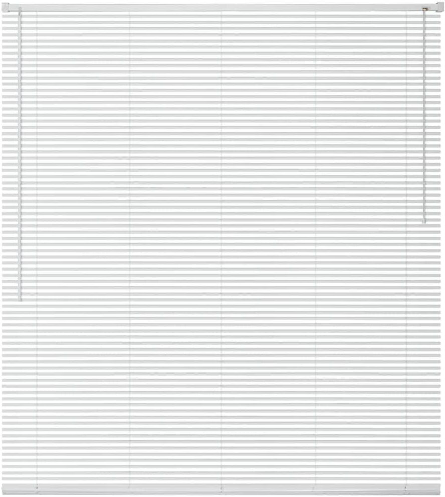 vidaXL persienne aluminium 80x130 cm hvid vidaXL persienne aluminium 80x130 cm hvid